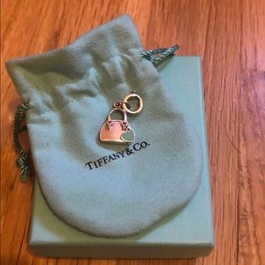 Tiffany Purse Charm with Blue Heart